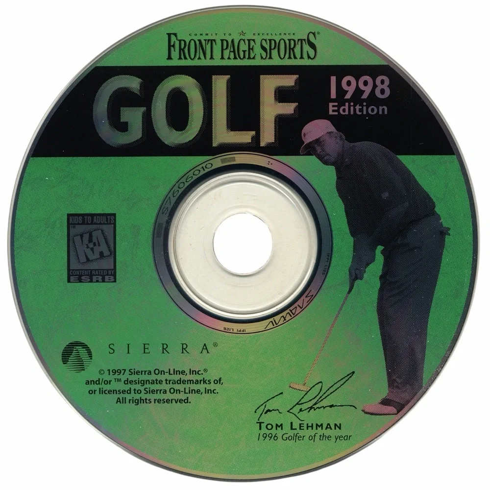 10/$25🦋 Sierra Front Page Sports GOLF 1998 Edition (Win95) PC Game